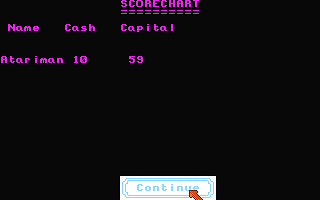 Capital II atari screenshot
